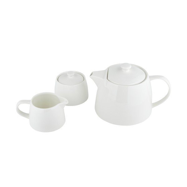 Bílá porcelánová konvice Mikasa Ridget, 1,4 l-image-3