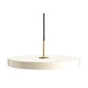 Krémové LED stmívatelné závěsné svítidlo s kovovým stínidlem ø 43 cm Asteria Plus Medium – UMAGE