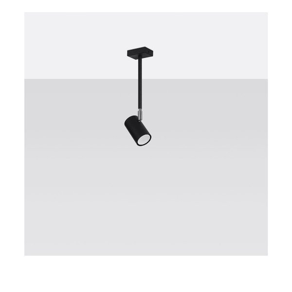 Černé bodové svítidlo 6x10 cm Jones – Sollux-image-2