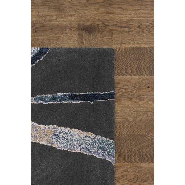 Tmavě modrý vlněný koberec 133x180 cm Sticks – Agnella-image-3