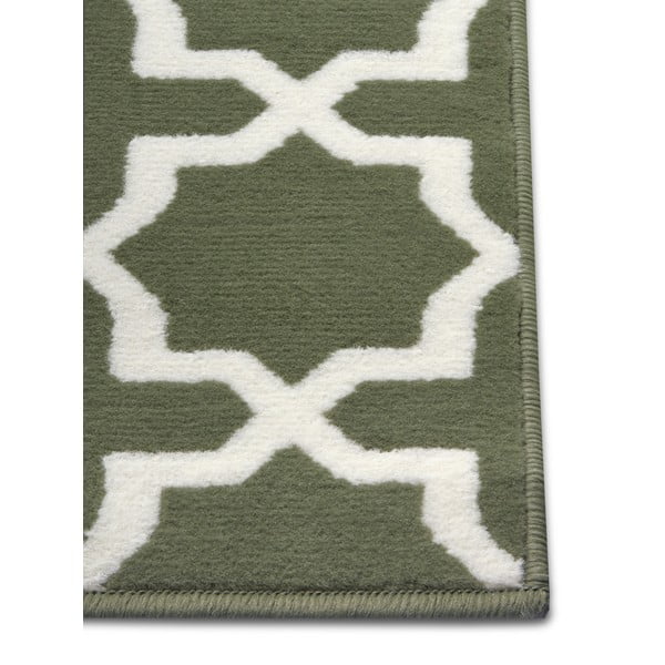 Zelený koberec běhoun 300x80 cm Glam - Hanse Home-image-4