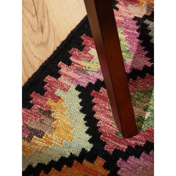 Oboustranný ručně tkaný vlněný běhoun 60x190 cm Kamal Zara – Nouristan-image-4