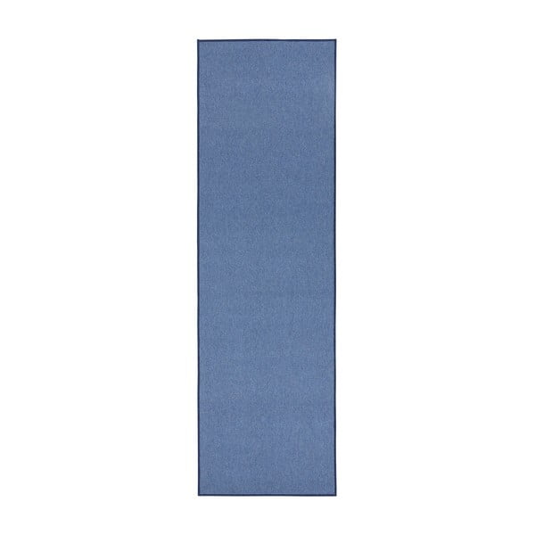 Modrý běhoun BT Carpet Casual, 80 x 200 cm
