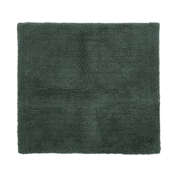 Tmavě zelená koupelnová předložka 60x60 cm Riva - Tiseco Home Studio