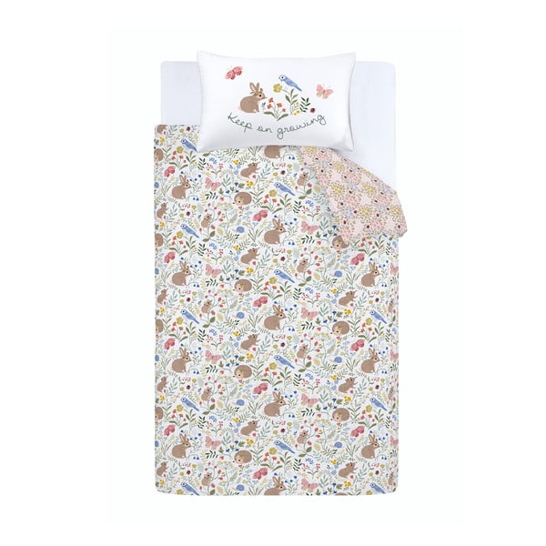 Dětské povlečení na jednolůžko 135x200 cm Garden Animals – RHS-image-2