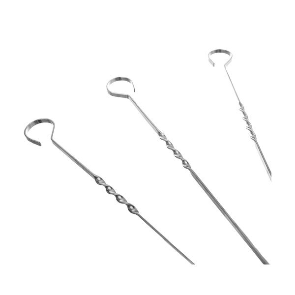 Grilovací jehly v sadě 10 ks z nerezové oceli – Orion-image-2