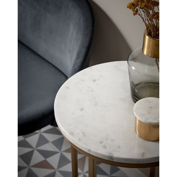 Odkládací stolek Kave Home Shefield, ø 43 cm-image-2