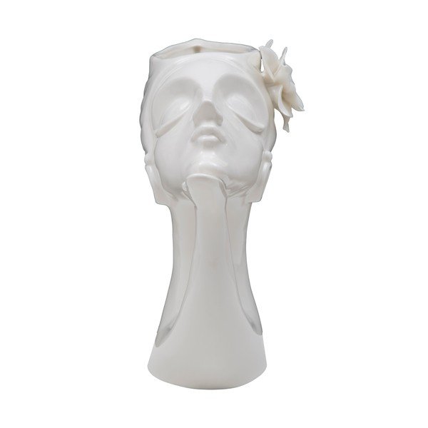 Bílá porcelánová váza Mauro Ferretti Thinking Woman-image-2
