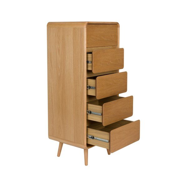 Komoda z jasanového dřeva v přírodní barvě 45x112x40 cm Rise – Zuiver-image-3