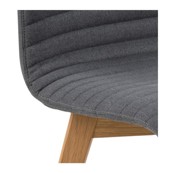 Sada 2 antracitově šedých jídelních židlí Arosa – Actona-image-4