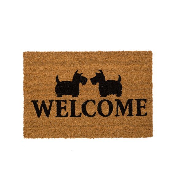 Rohožka před dveře z kokosového vlákna Unimasa Welcome