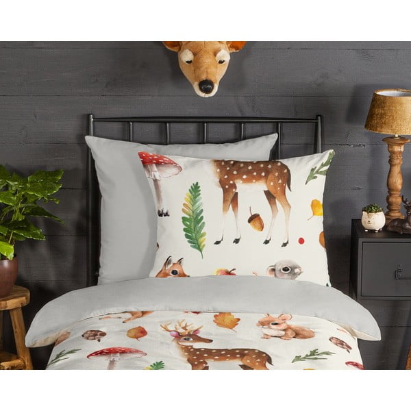 Flanelové dětské povlečení na jednolůžko 140x200 cm – Good Morning-image-2