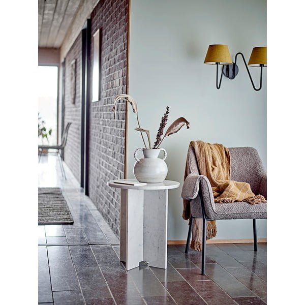 Mramorový kulatý odkládací stolek ø 46 cm Jasmia – Bloomingville-image-2