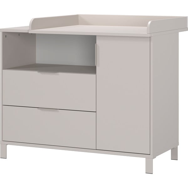 Krémová dětská komoda s přebalovacím pultem 115x102x77 cm Alkmaar – Germania
