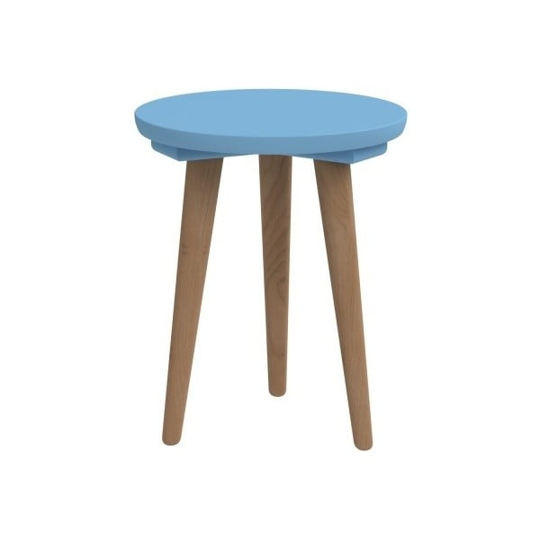 Modrý stůl D2 Bergen, 30 cm
