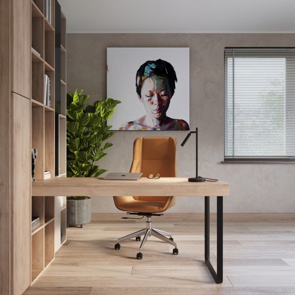 Černá stolní lampa (výška 43 cm) Fideus – Sollux-image-2