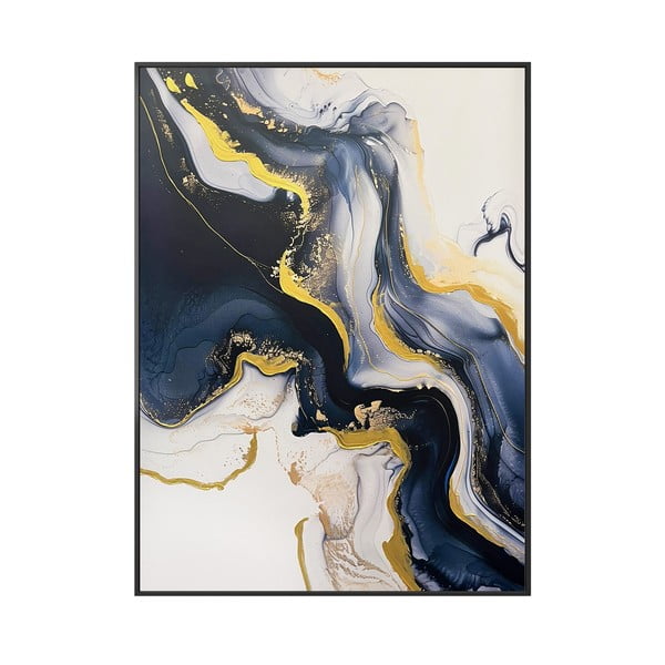 Obraz s ručně malovanými prvky s rámem/na plátně 70x100 cm Sky – Styler