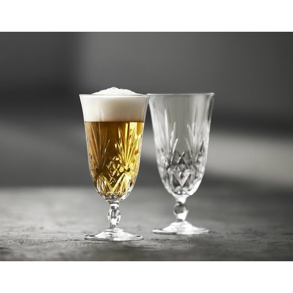 Skleničky v sadě 4 ks na pivo 400 ml Melodia – Lyngby Glas-image-2