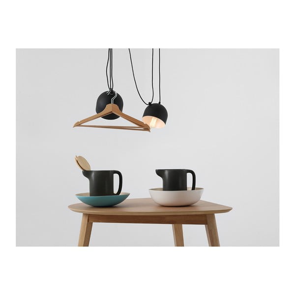 Černé závěsné světlo pro 2 žárovky CustomForm Popo-image-1