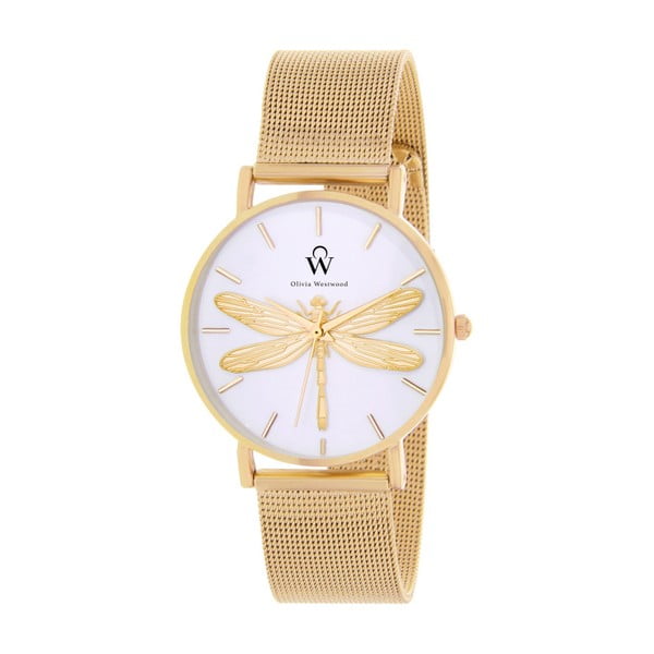 Dámské hodinky s řemínkem ve zlaté barvě Olivia Westwood Ruslana