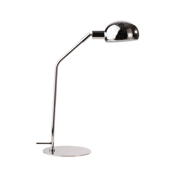 Ocelová stolní lampa s ohybatelnou konstrukcí v leskle stříbrné barvě (výška 59 cm) Lincon – Jotex