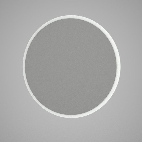 Kulaté nástěnné zrcadlo v bílémém rámu Glob, ⌀ 59 cm-image-2