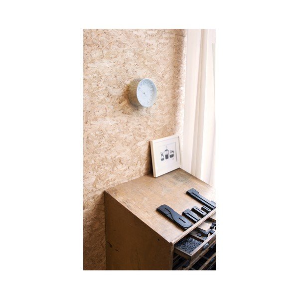 Nástěnné hodiny s detaily ve stříbrné barvě Karlsson Stout, ⌀ 22 cm-image-2