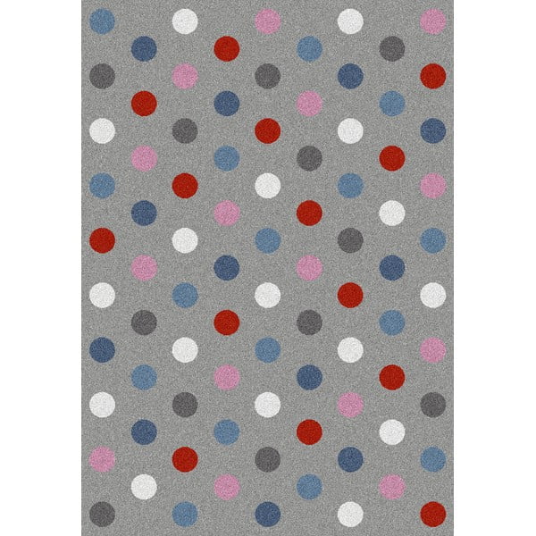 Šedý koberec Universal Norge Dots, 80 x 150 cm