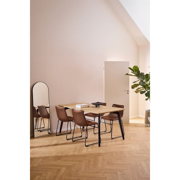 Jídelní stůl s deskou v dubovém dekoru 90x160 cm Cadiz – Actona-image-4