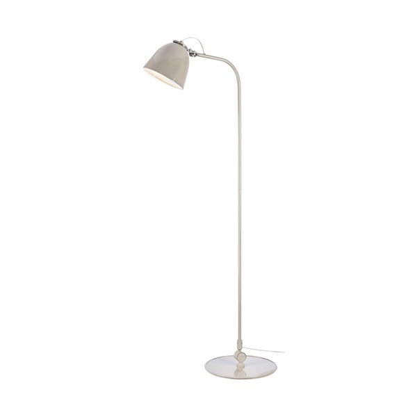 Šedobéžová stojací lampa s kovovým stínidlem (výška 130 cm) Tilt – Markslöjd