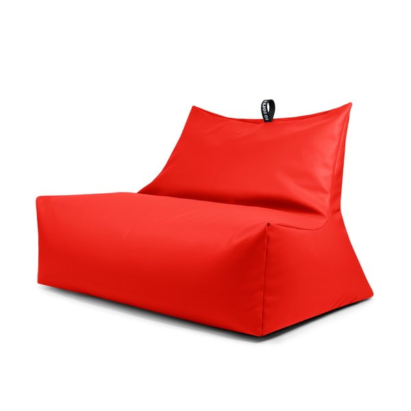 Červený sedací vak z imitace kůže Icy Sofa – So Soft?