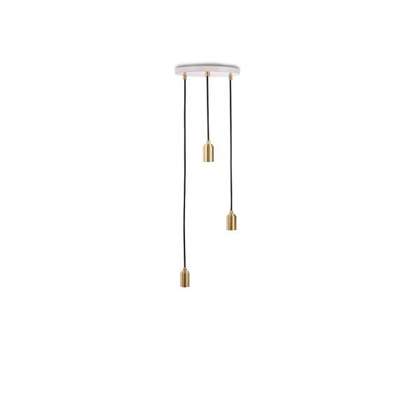 Stmívatelné závěsné svítidlo v bronzové barvě ø 25 cm Triple Pendant – tala