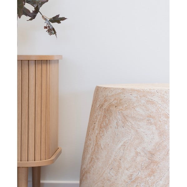 Kamenný kulatý zahradní stolek ø 47,5 cm Bonn – House Nordic-image-1