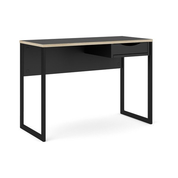 Černý pracovní stůl Tvilum Function Plus, 110 x 48 cm-image-2