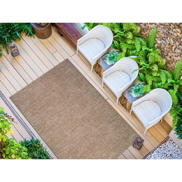 Béžový venkovní koberec Universal Panama, 160 x 230 cm-image-1