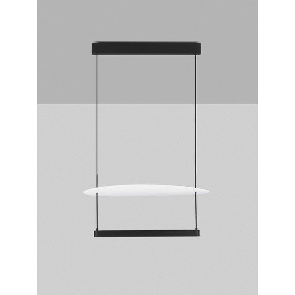 Bílé/matně černé hliníkové LED stmívatelné závěsné svítidlo ø 60 cm Diona – Nova Luce-image-4