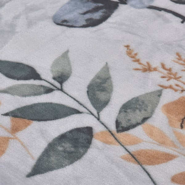 Šedomodré povlečení na jednolůžko z mikroplyše 140x200 cm Greta – My House-image-3