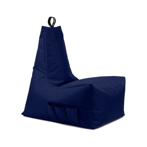 Tmavě modrý sedací vak Icy Gamer L – So Soft?