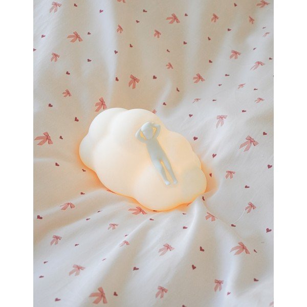 Světle žluté/růžové dětské povlečení na jednolůžko z Bio bavlny 140x200 cm Bows – Cam Cam Copenhagen-image-4