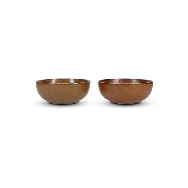 Hnědá porcelánová polévková miska 710 ml Ovio – BonBistro-image-2