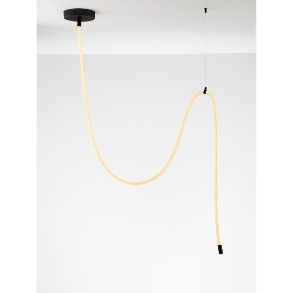 Bílé/matně černé ocelové LED stmívatelné závěsné svítidlo Ilane – Nova Luce-image-4