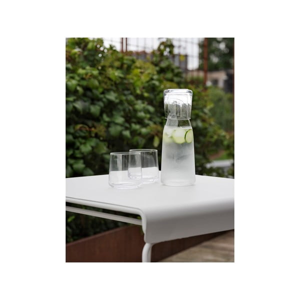 Bílý kovový jídelní stůl 58x75 cm A-Café – Zone-image-4