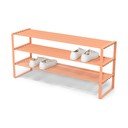 Ocelový botník v lososové barvě 100x48,5x29 cm Rex – Spinder Design