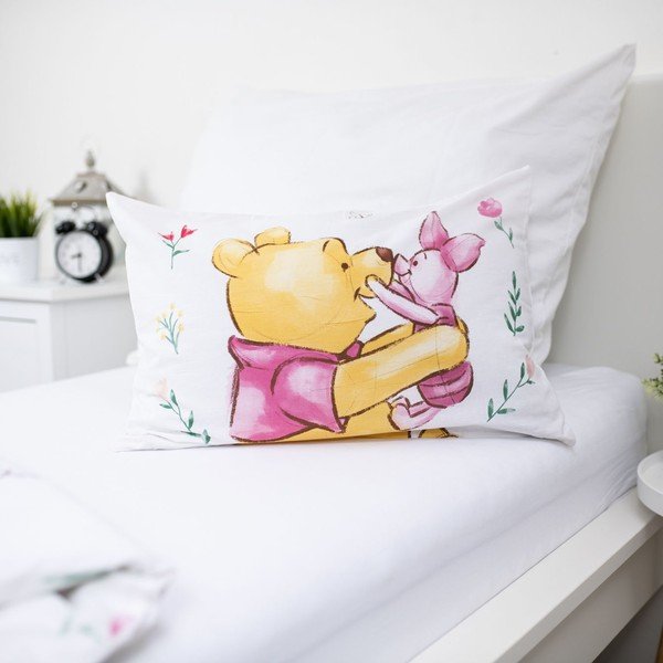 Bavlněné dětské povlečení do postýlky 100x135 cm Winnie the Pooh "Pooh Hugs" – Jerry Fabrics-image-2
