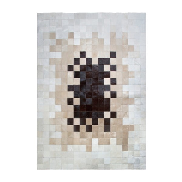 Koberec z pravé kůže Pipsa Degradada, 180 x 120 cm