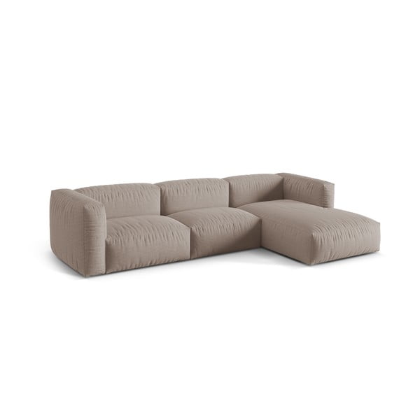 Béžová modulární rohová pohovka (pravý roh) Martina – Micadoni Home