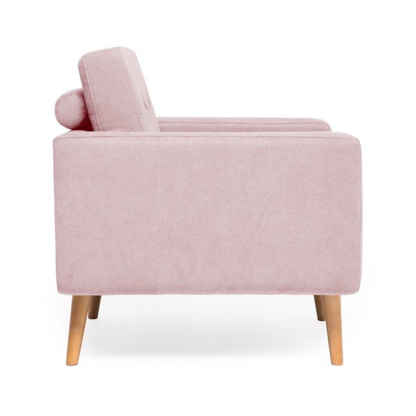 Růžové křeslo Vivonita Ina-image-3