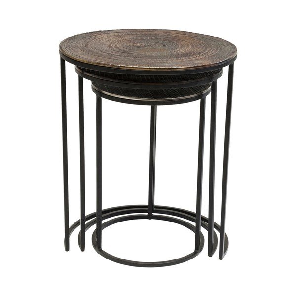 Sada 3 odkládacích stolků Kare Design Electra-image-1