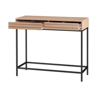 Konzolový stolek s deskou v dubovém dekoru v přírodní barvě 35x90 cm Celine – Støraa