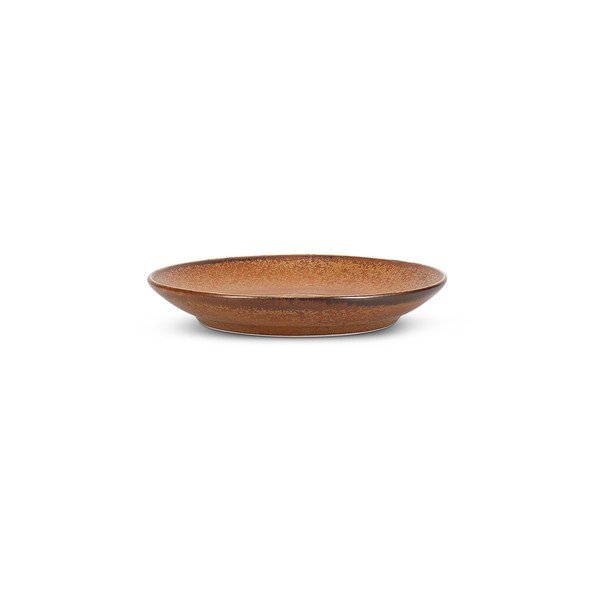 Hnědý porcelánový podšálek ø 14 cm Ovio – BonBistro-image-2